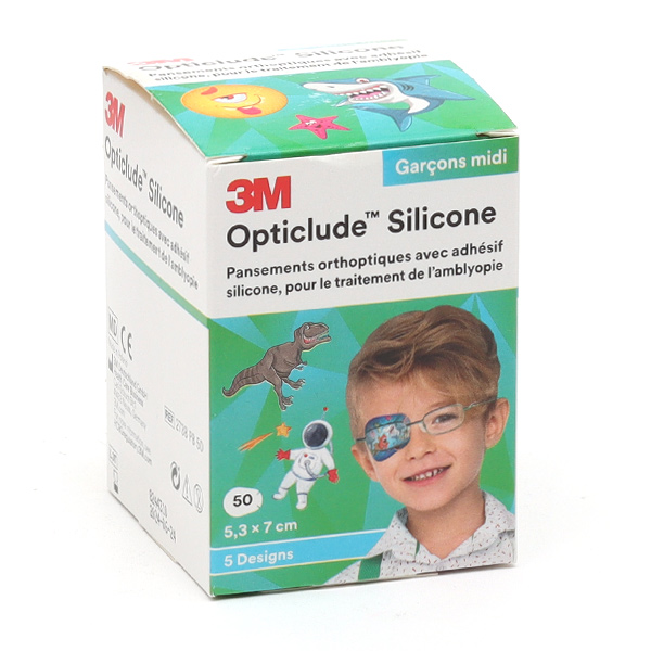 Solventum Opticlude Silicone pansement orthoptique x 50
