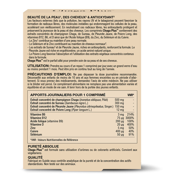 New Nordic Chaga Plus comprimés