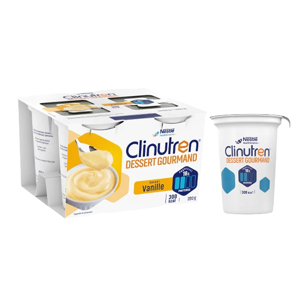 Clinutren dessert gourmand crème hyperprotéinée