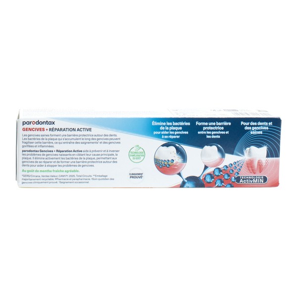 Parodontax dentifrice Réparation active gencives