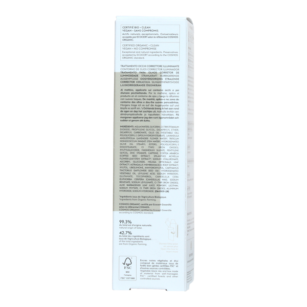 Patyka Glow Soin Yeux correcteur éclat bio
