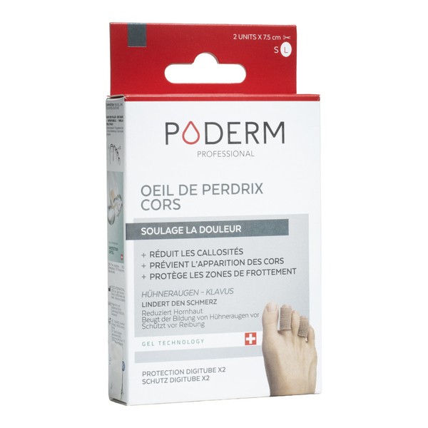 Poderm Digitube Protection cors et oeil de perdrix