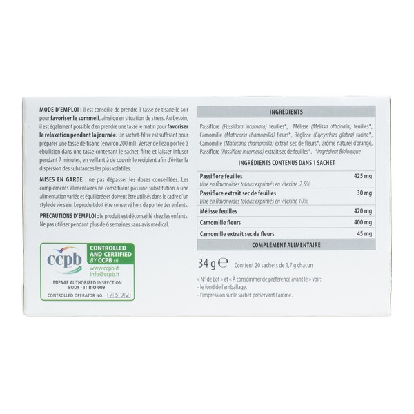 Aboca Sedivitax tisane sachets