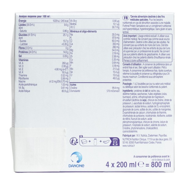 Nutricia Fortimel Protein Sensations boisson