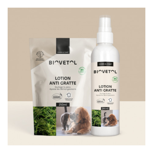 Biovetol lotion anti gratte Chien et Chat
