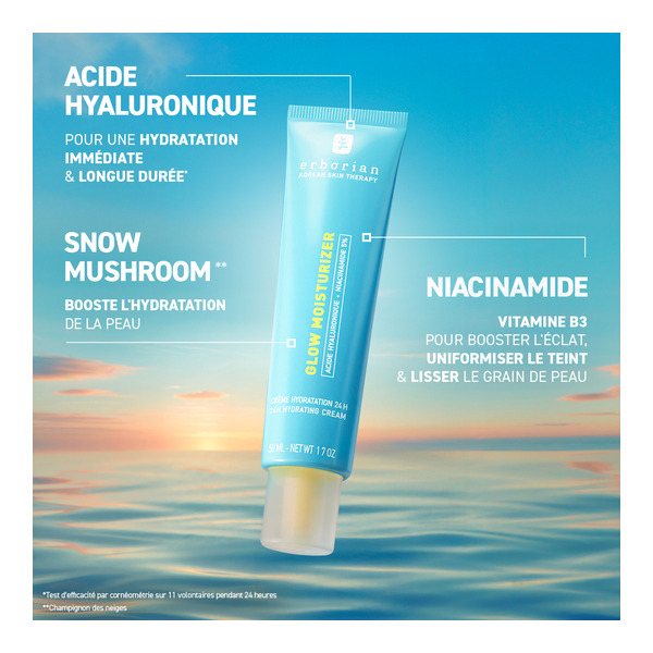 Erborian Glow Moisturizer Crème hydratation 24h