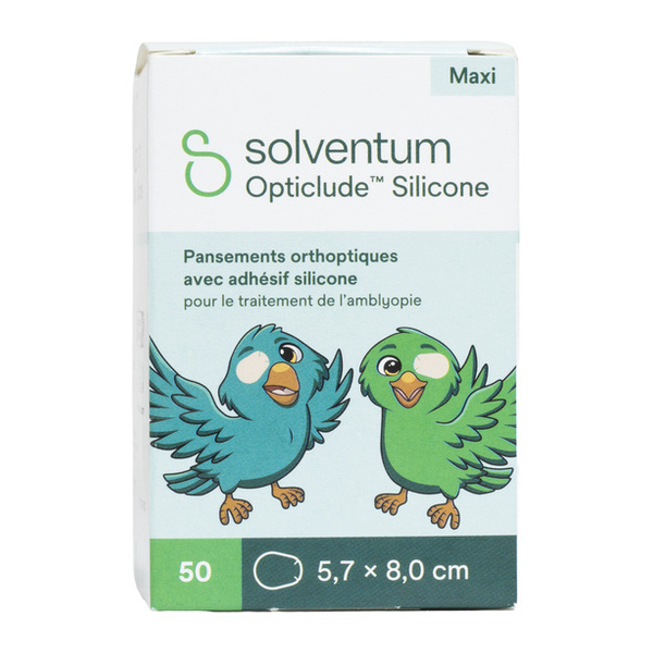 Solventum Opticlude Silicone pansement orthoptique x 50