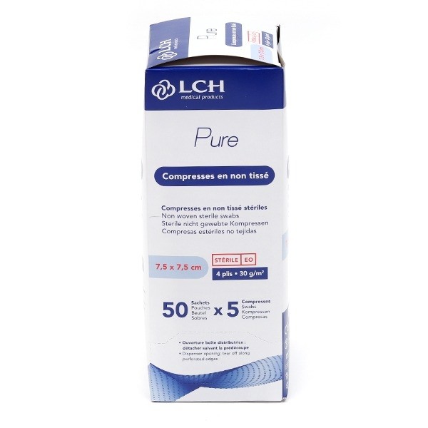Compresses non tissées stériles LCH Pure