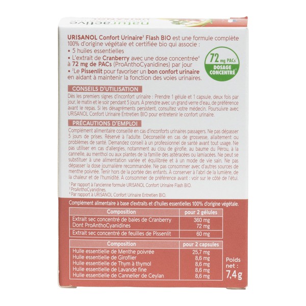 Naturactive Confort urinaire Flash bio