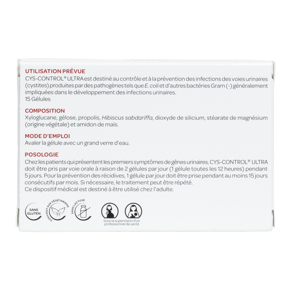 Cys Control Ultra gélules