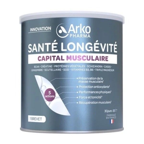 Arkopharma Santé longévité Capital musculaire poudre