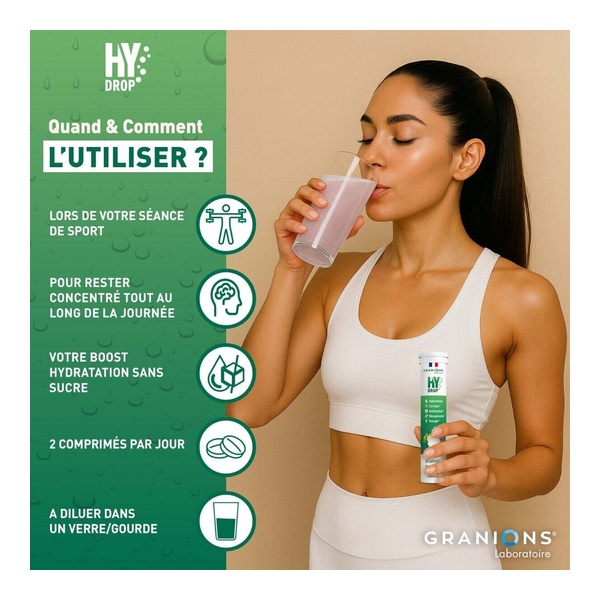 Granions Hydrop Vitamines et Minéraux comprimés