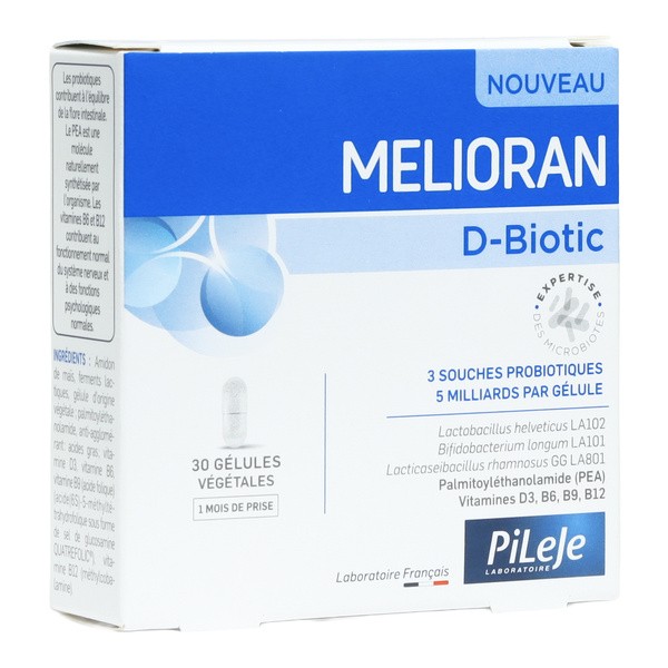 PileJe Melioran D Biotic gélules