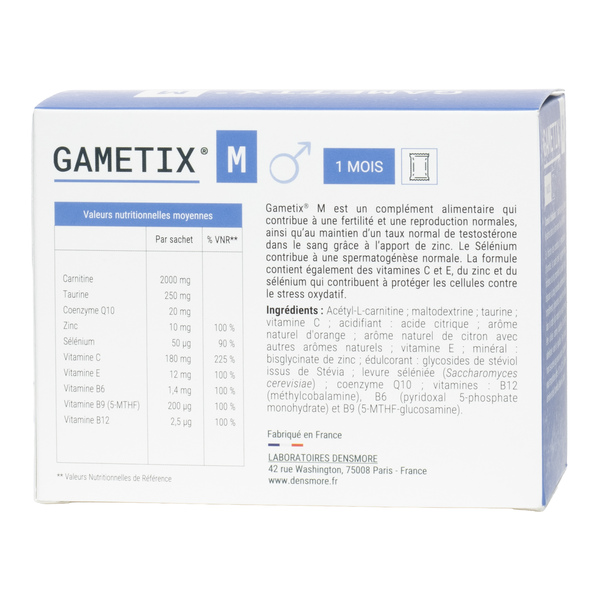 Gametix M sachets