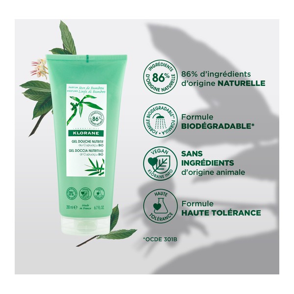 Klorane gel douche nutritif