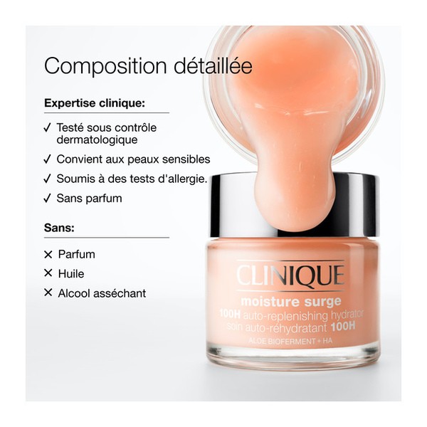 Clinique Moisture Surge Soin auto réhydratant 100H