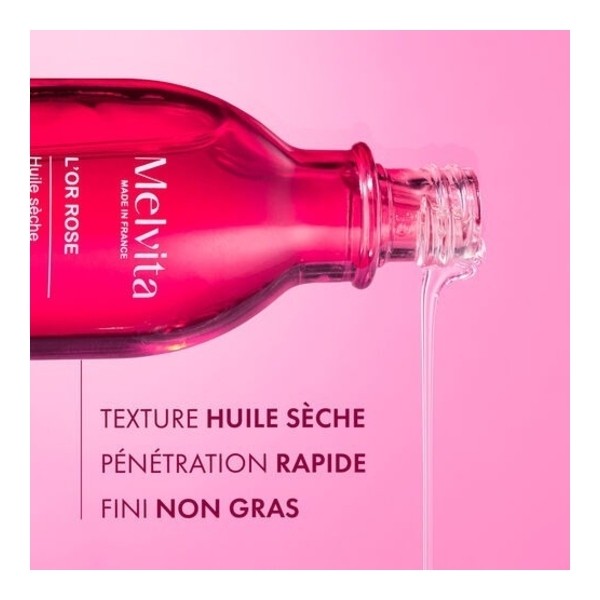 Melvita L'or Rose Huile sèche lift pro fermeté bio