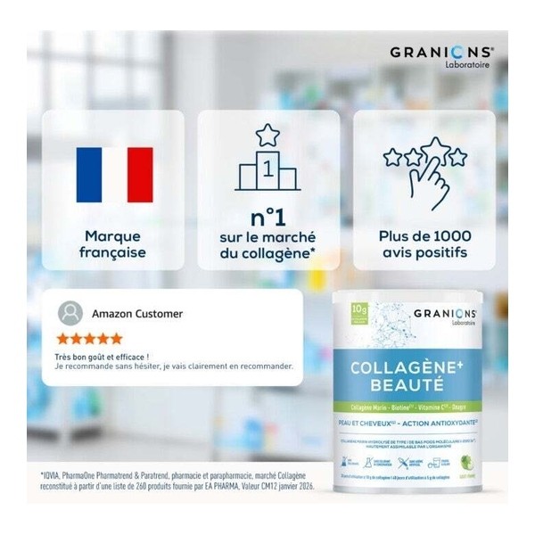 Granions Collagène+ Beauté poudre Pomme