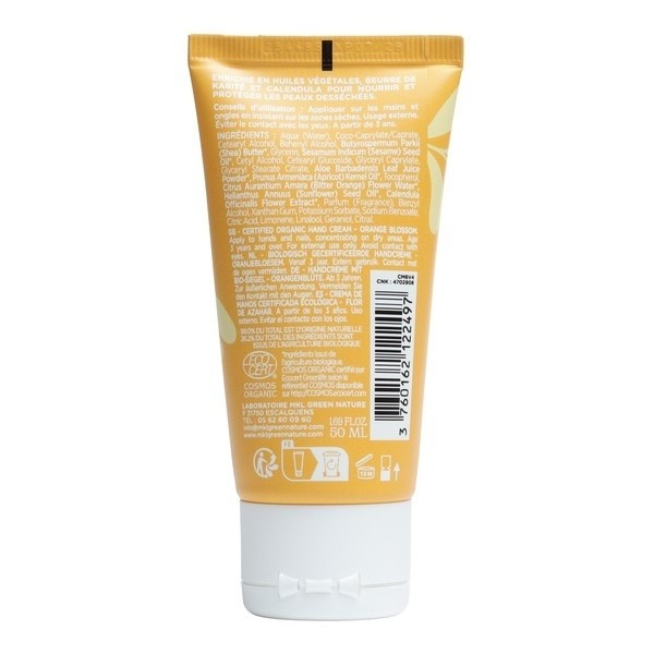 MKL Crème Mains Nourrissante Bio