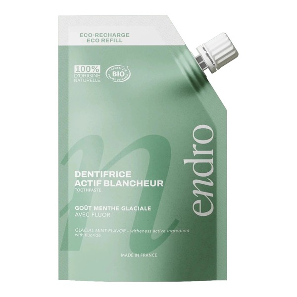 Endro Dentifrice Actif Blancheur bio Menthe glaciale