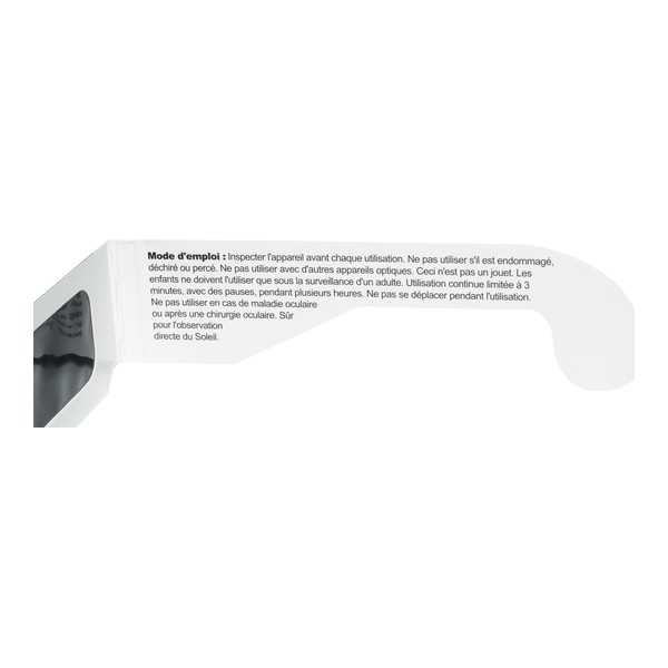 Lunettes éclipse solaire
