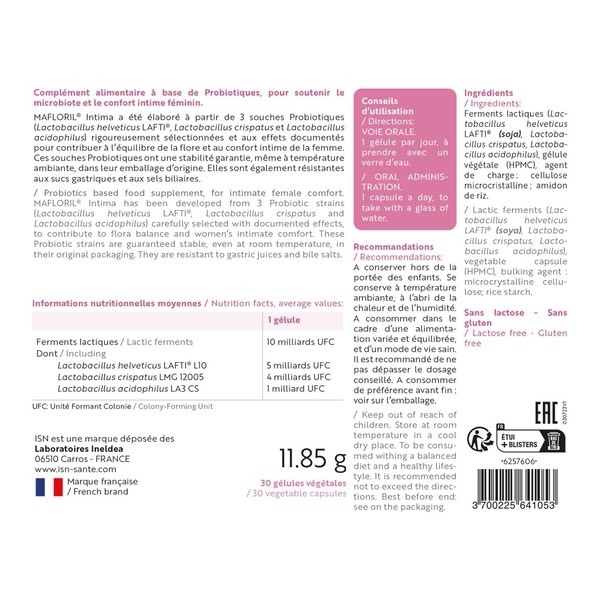 Mafloril Intima gélules