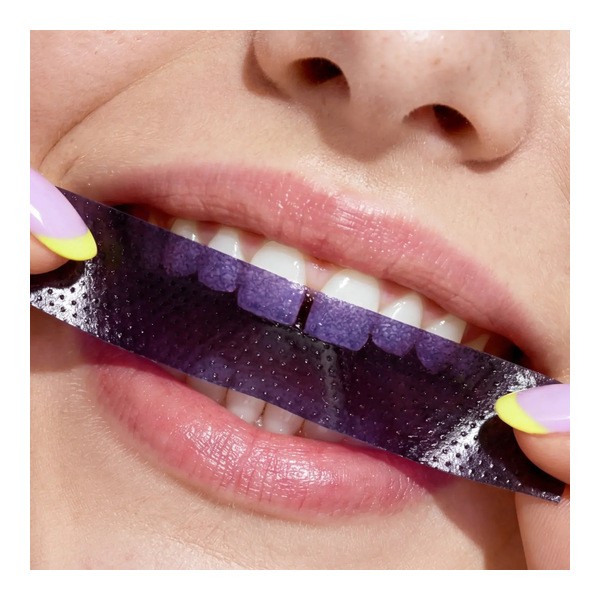 Bandes de blanchiment des dents violettes POP