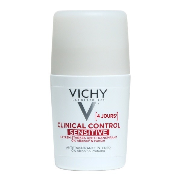 Vichy déodorant détranspirant Clinical Control Sensitive 4 jours bille