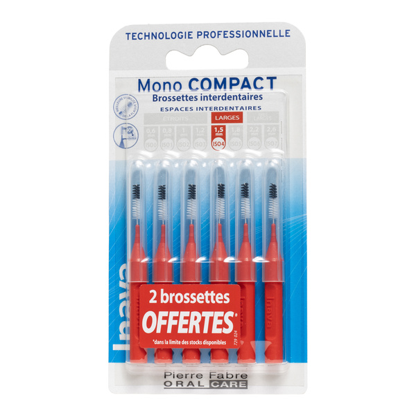 Inava Mono Compact Brossettes interdentaires