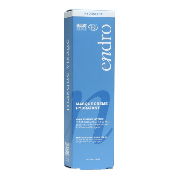 Endro Masque crème hydratant bio