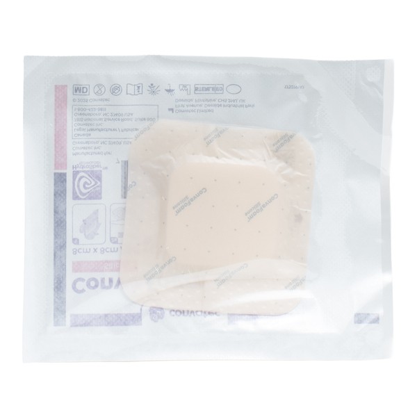 ConvaFoam carré pansement hydrocellulaire siliconé adhésif