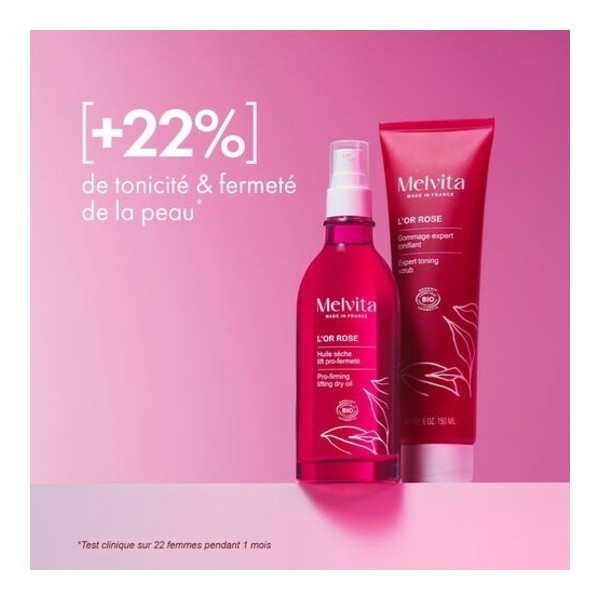 Melvita L'or Rose Huile sèche lift pro fermeté bio
