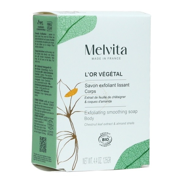 Mevita l'Or végétal Savon exfoliant lissant bio