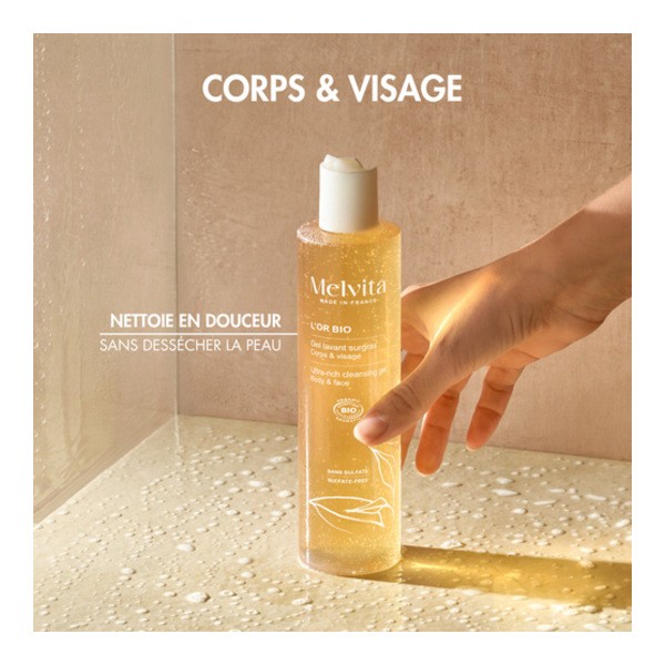 Melvita L'or Bio Gel lavant surgras