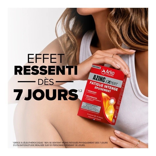 Azinc Expert Fatigue intense Epuisement comprimés
