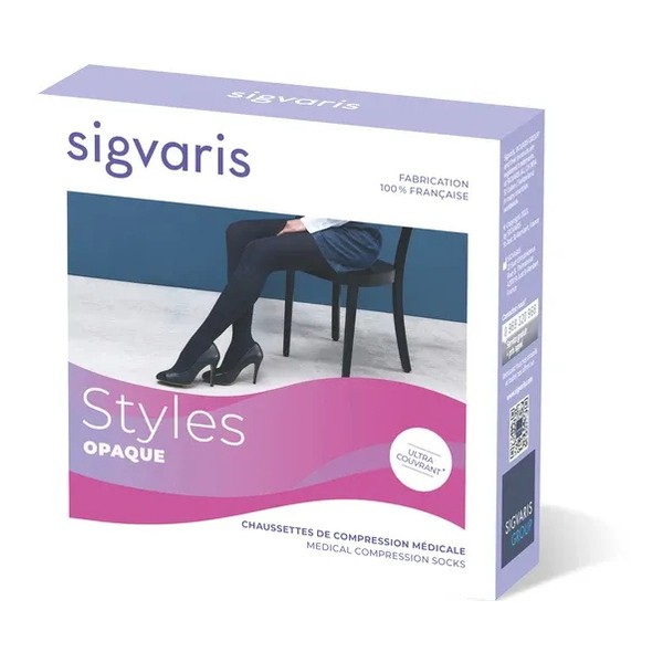Sigvaris Styles Opaque Chaussettes de contention Femme Classe 2 Morpho moins