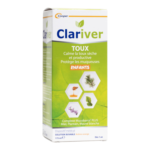 Clariver toux enfant sirop