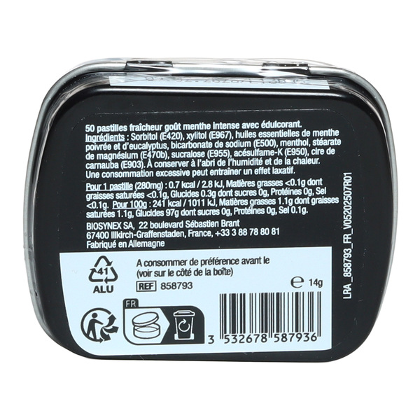 SuperWhite pastille fraîcheur sans sucre