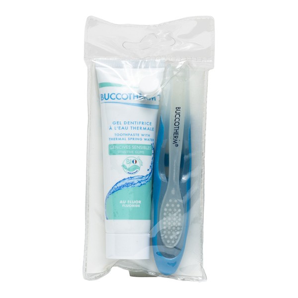 Buccotherm kit de voyage brosse à dents + dentifrice 25 ml