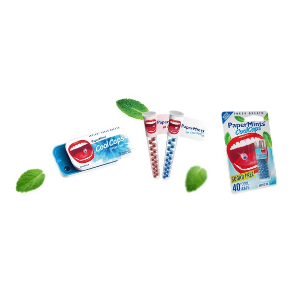 PaperMints Coolcaps capsules menthe