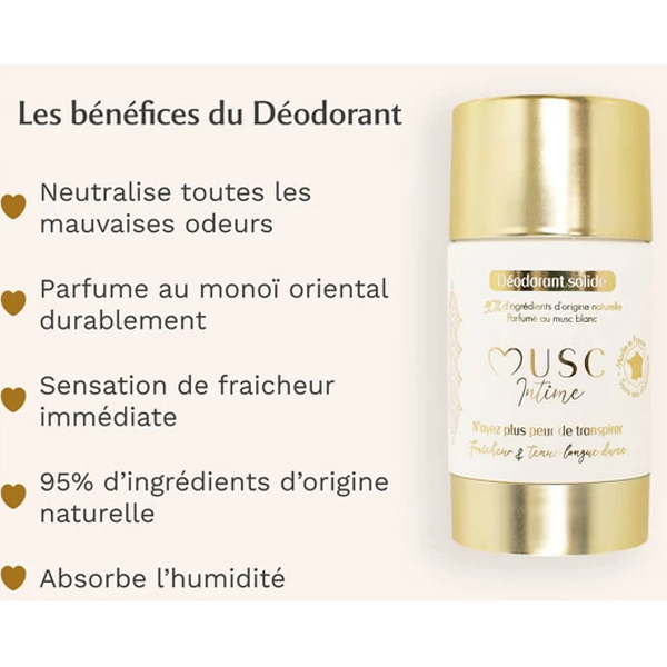 Musc Intime Déodorant Naturel