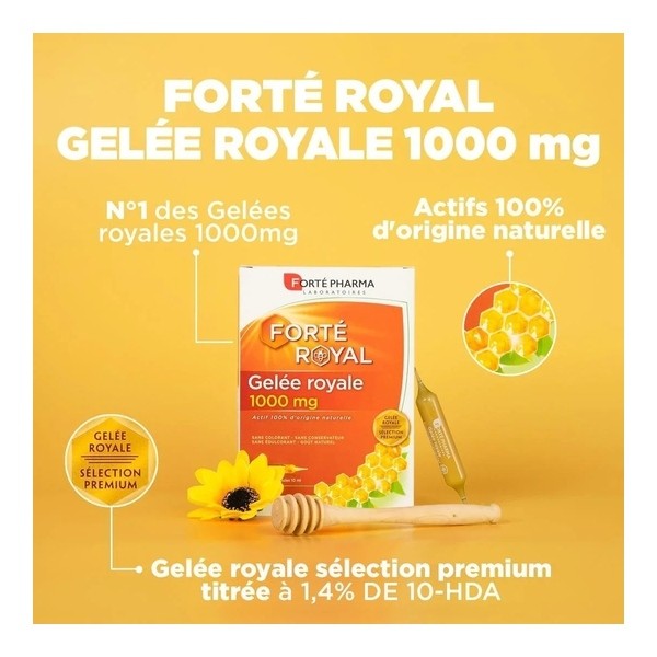 Forté Royal Gelée royale 1000 mg ampoules