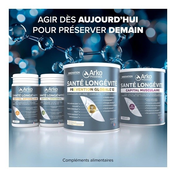 Arkopharma Santé longévité Capital cérébral gélule