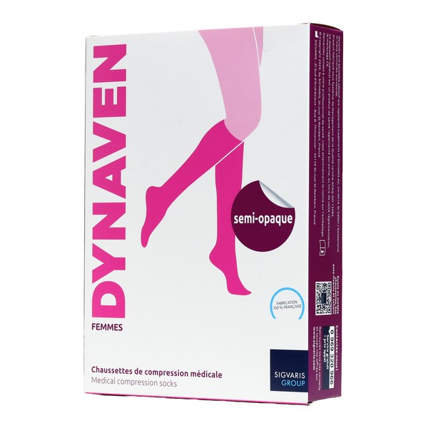 Sigvaris Dynaven Semi-opaque Chaussettes de Contention Femme Classe 2