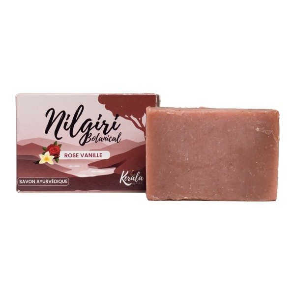 Savon artisanal Nilgiri Rose Vanille
