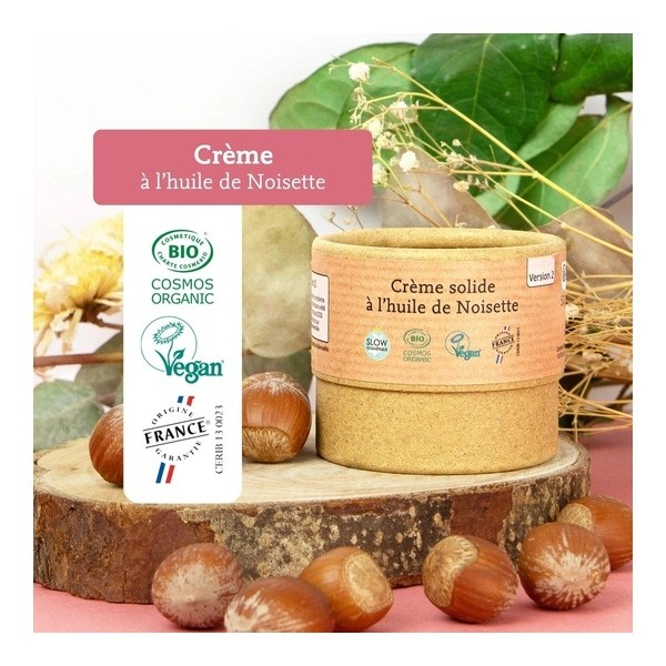Comme avant crème solide à l'huile de noisette bio