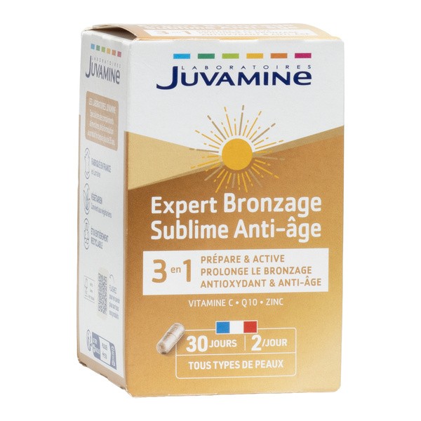 Juvamine Expert Bronzage Sublime anti âge gélule