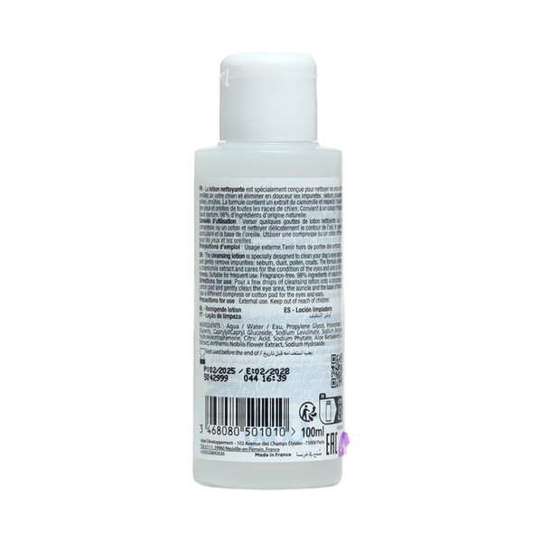 Lotion nettoyante yeux et oreille pour chien Les Wouf
