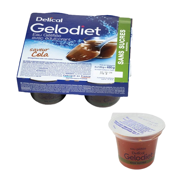 Gelodiet eau gélifiée sans sucres