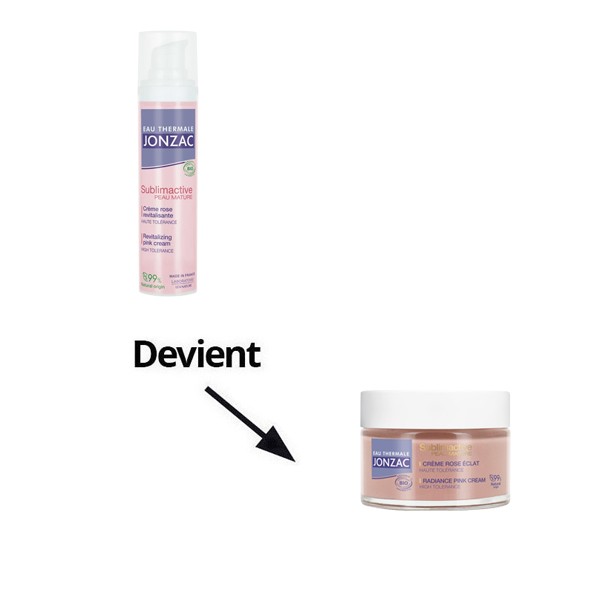 Jonzac Sublimactive Crème Rose éclat Bio